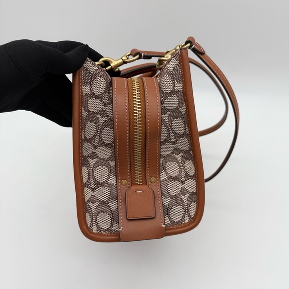 Coach Disney X Coach Rogue Bag 25 Signature Textile Jacquard Mickey Mouse Friend - Picture 5 of 16